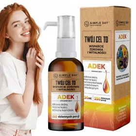   Visokoodmerne kapljice vitamina ADEK A + D3 + E + K2 MK-7 – 250 dnevnih doz v eni steklenički