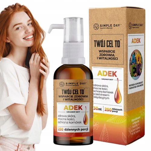 Visokoodmerne kapljice vitamina ADEK A + D3 + E + K2 MK-7 – 250 dnevnih doz v eni steklenički