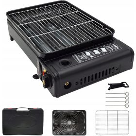    PLINSKA KARTUŠA ŽAR PRENOSNI TURISTIČNI PLINSKI ŠTEDILNIK S PONEVO