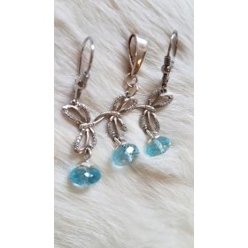   Slovenian Name: Elegantni Komplet z Naravnimi Topazi Nebesno Modre Barve - Srebro 925

SEO-Optimized Description:
Elegantni komplet s čudovitimi naravnimi fasetiranimi topazi v nebesno modri barvi je 