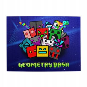 Lesena sestavljanka Geometry Dash 1000 kosov
