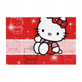 Puzzle 1000 kosov Hello Kitty lesena sestavljanka