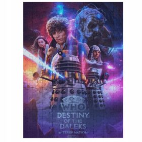  Puzzle 1000 kosov Doctor Who Lesena sestavljanka