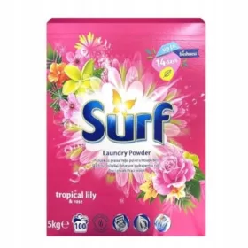   SURF Fresh Tropska Lilija & Roža Univerzalni Pralni Prašek 5kg 100 Pranj
