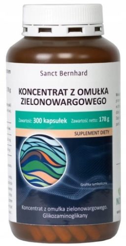 Kapsule z zelenousta školjka 500 mg - Izvleček, bogat z GAG in omega-3