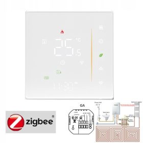 LED Zigbee termostat TUYA digitalni programabilni GA