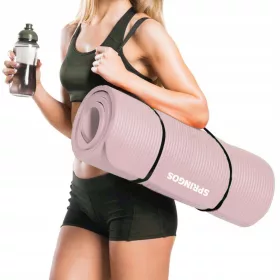 Springos® Fitness Mat 183 cm x 61 cm Pink