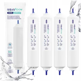   Vodni filter AquaFloow CoolQuench 4 kosi za Samsung DA29-10105J HAFEX/EXP, LG 5231JA2010B, Bosch, Siemens