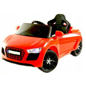 Rdeči Avto za Otroke na Električni Pogon z Baterijo