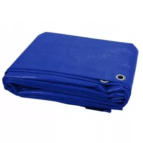 Modra pokrivna ponjava 60G/M2, dimenzije 5x8M - Rolimpex