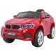 Električni avto BMW X6M za otroke v rdeči barvi s pilotom, EVA kolesi in brezplačnim dostopom do dodatne opreme