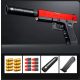 IGRAČKA PIŠTOLA Z MEHKIMI NABOJI REALISTIČNA REPLIKA GLOCK RDEČA ČRNA
