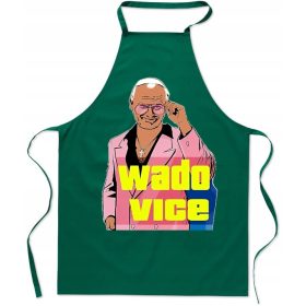  Kuhinjski predpasnik z modnim vzorcem Vado Wice Papaj 2137 Janez Pavel 2 Papež Smešno