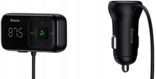  BASEUS FM ODDAJNIK BLUETOOTH AVTOPOLNILEC 2x USB AUX SD 2.1A