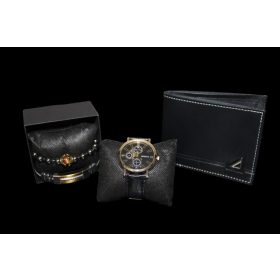 Elegantni darilni set: Geneva ura, zapestnice + denarnica