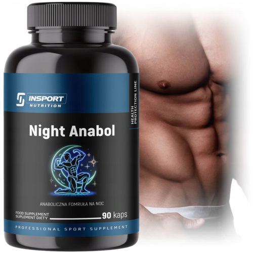 NIGHT ANABOL: Dodatek za podporo nočne regeneracije in testosterona