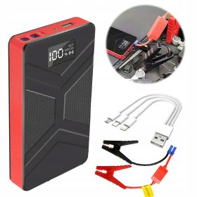   2-v-1 Avtomobilski Zagonski 30000mAh Powerbank s USB in Sponko za Akumulator