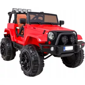   JEEP Terensko Vozilo z 12V Akumulatorjem, 2 Motorjema, Amortizerji in Pilot