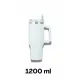 Termo skodelica XL 1200ml iz nerjavečega jekla - Bela