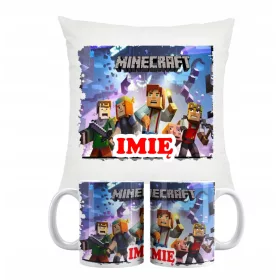   MINECRAFT KUBA IN BLAGODEJNA BLAZINA ZA NAVIJAČE - EDINSTVENO DARILO ZA VAŠEGA FANA