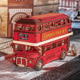    Model do składania Robotime Rolife Londyński Autobus TGM02