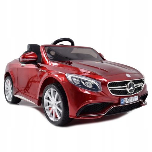 Licenca Mercedes S63 AMG, Rdeča, Mehka Platišča EVA, Polna Opcija HL169