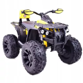   BIG QUAD Z BATERIJO POWER HERO - 4 MOTORJI, MEHKA KOLESA/QLS3288
