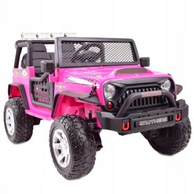   RDEČI HITRI 4X4 TERENSKI AVTO, FUNKCIJA GUGANJA, KOVČEK, FM RADIO, MEHKA KOLESATRAN