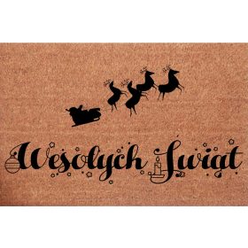   Božična VHODNA PODLOGA, Dekorativni Jelenček Božička Merry Christmas