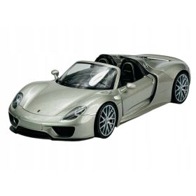   PORSCHE 918 SPYDER SREBRNA 1:24 KOVINSKI MODEL - Najnovejši dodatek za ljubitelje avtomobilov! Ta izjemno podrobna replika Porscheja 918 Spyderja v srebrni barvi je izdelana v merilu 1:24 in bo navduš
