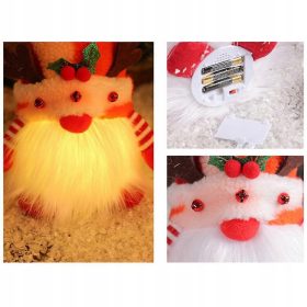 Božični Gnome z lučkami za okras