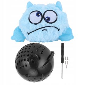   Interaktivna plišasta igrača za psa s piskajočo žogico modre barve