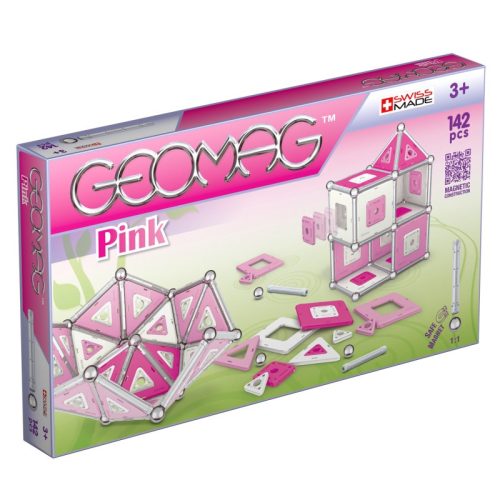 GEOMAG Kompleti Paneli za Deklice Magnetne Kocke 142 kosov
