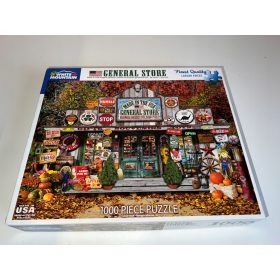    Puzzle 1000 GENERAL STORE večji enkrat sestavljeni WHITE MOUNTAIN iz ZDA