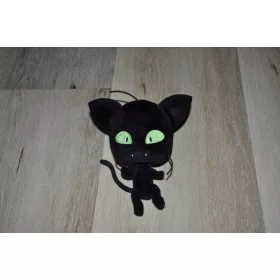  Plaščasta maskota Črna mačka Kwami Plagg Miraculous 18 cm