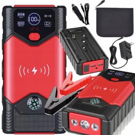   BOOSTER POWER BANK CAR JUMP STARTER SVETILKA KOMPAS KABLI 20000mAh