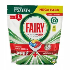   Fairy Platinum Plus Limona Vse v enem tablete za pomivalni stroj, 60 tablet