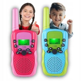 Walkie talkie za otroke Retoo črn