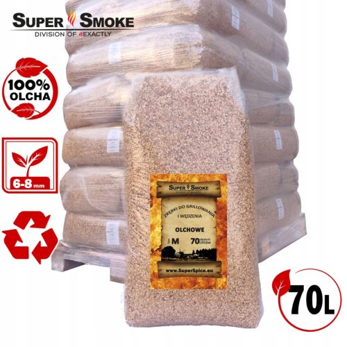  Čips za dimljenje jelše Super Smoke 14 kg 70 l
