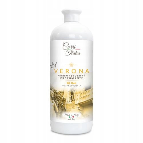 Optimized name: CORRI D'ITALIA Verona Patchouli Koncentrat za Izpiranje Tkanin 1000 ml

Optimized description: CORRI D'ITALIA Verona Patchouli je močan koncentrat mehčalca za tkanine, ki zagotavlja su