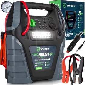   JUMP ZAGANJALNIK ZA ZAGON POWERBANK KOMPRESOR LED LUČ 5V1 17Ah