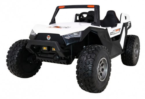 Buggy Clash za 2 otroka na akumulator, bel + daljinski upravljalnik + 4x4 pogon + nastavitev + radio MP3 + LED svetila
