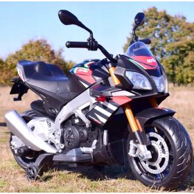 MOTOR ZA OTROKE NA AKUMULATOR APRILIA A010 - ČRNI
