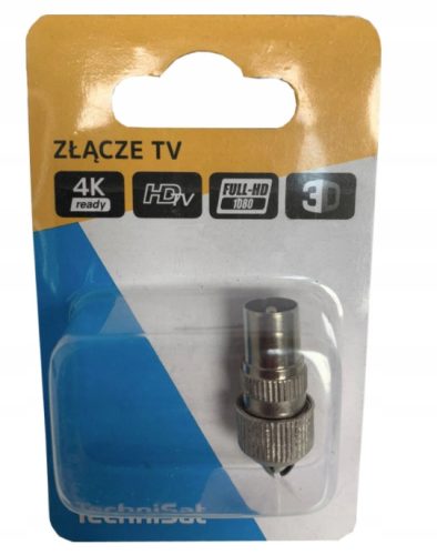 TECHNISAT TV antenski vtič MOŠKI KOVINSKI TV PRIKLJUČEK