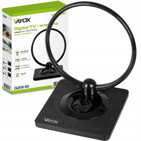   Vayox močna sobna antena za DVB-T2 TV z ojačevalcem LTE MUX8