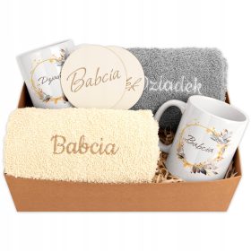   Darilo za babico in dedka - Komplet BRISAČE SKODICE Dan babice in dedka