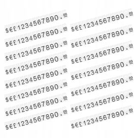    15 VRVIC ZA PRIKAZ CEN, STOJALO ZA KOCKO, PLASTIČNA ETIKETA S CENOM D