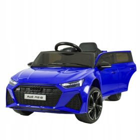   Avto na akumulator Audi RS-6 4x4 EVA Usnje AVTO-M-12-MODEL-BLEU
