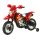 Otroški električni motor 2 x 45 SVETEČA KOLESA USNJENA MOTO-M-9-RDEČA