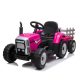 Električni traktor za otroke Baby Mix z močnima motorjema 2x45W ima nov, inovativen dizajn. Traktor je opremljen s stransko polico, na katero lahko otrok prenaša svoje igrače in zaklade. Poleg tega tr